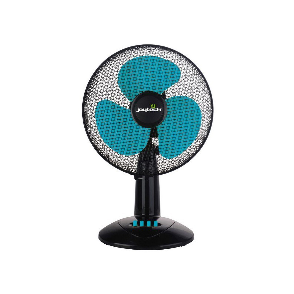 Ventilatore da tavolo 40cm 45W colore Celeste e Nero Joyteck 