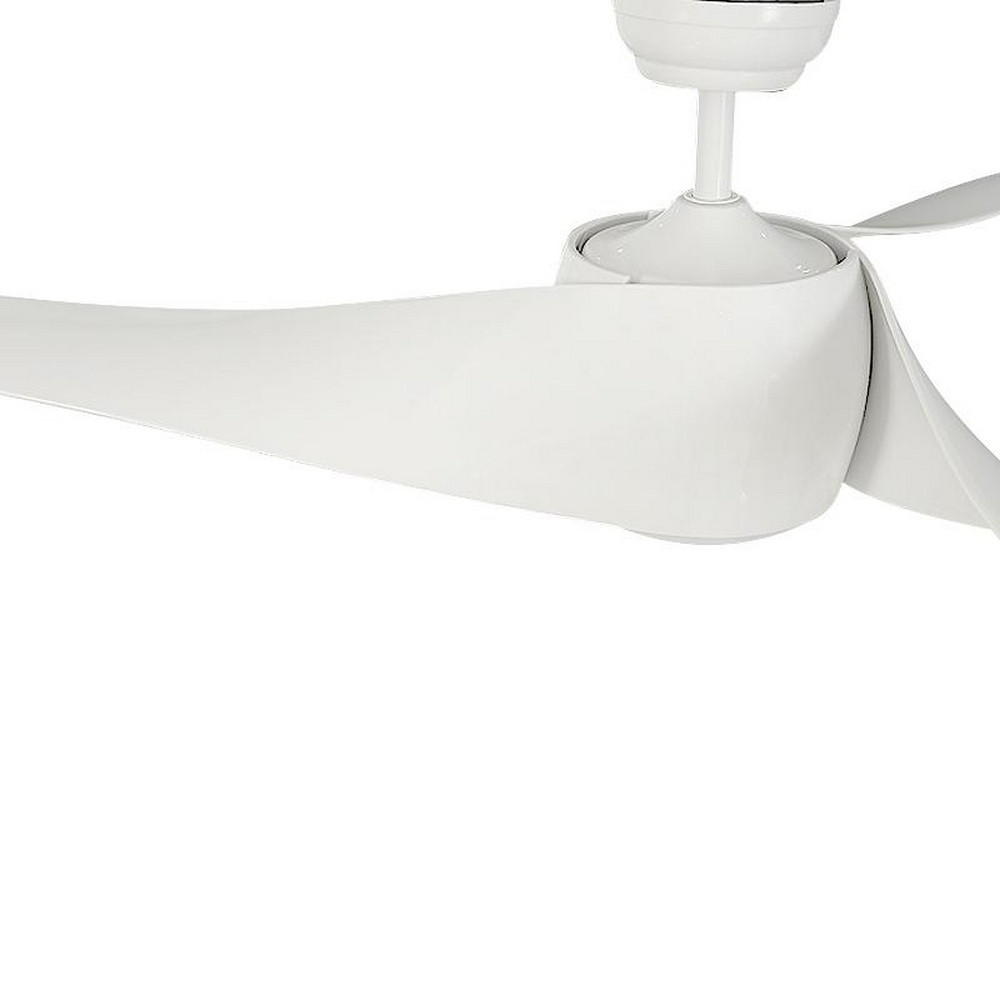Lampadario Ventilatore da soffitto Fanton bianco 18W illuminazione Led regolabile con telecomando LEDme - Foto 4