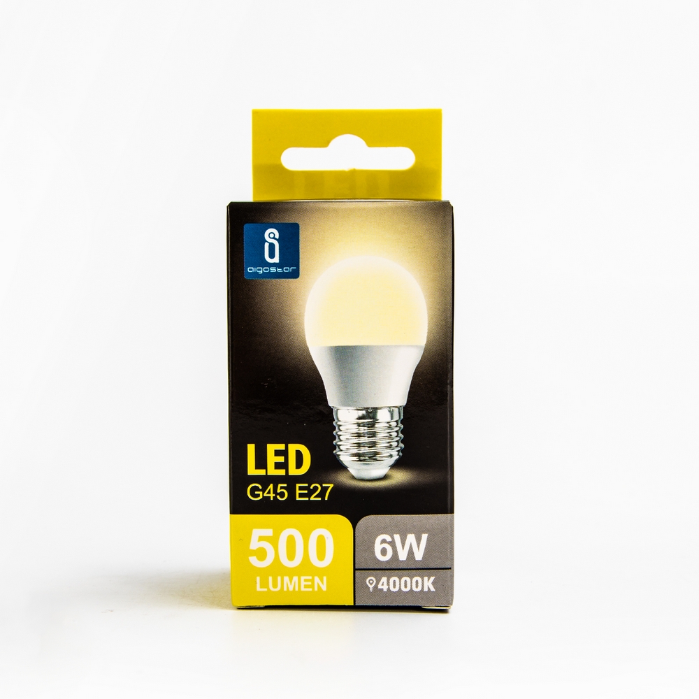 Lampadina led E27 3000K luce calda 8W G45-09C