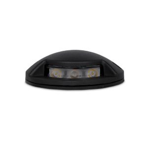 Foto principale Segnapasso calpestabile Led 12V 3W da incasso Rotondo Singola emissione Nero IP65 Bianco neutro 4000K Wisdom