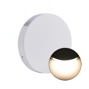 Foto principale Applique Led da parete slim 6W rotonda Bianco Doppia emissione Bianco caldo 3000K Wisdom