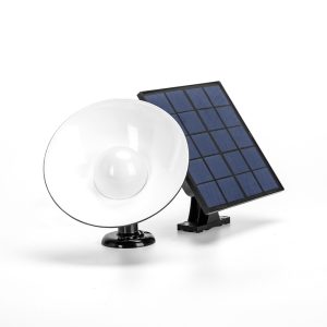 Foto principale Applique Led da parete 4W Nero con pannello solare e sensore crepuscolare e di movimento IP65 Dimmerabile temperatura colore regolabile con telecomando Aigostar