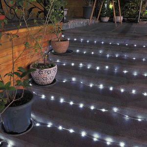 ZVD-Luce solare portatile a LED con pannello solare per giardino, patio