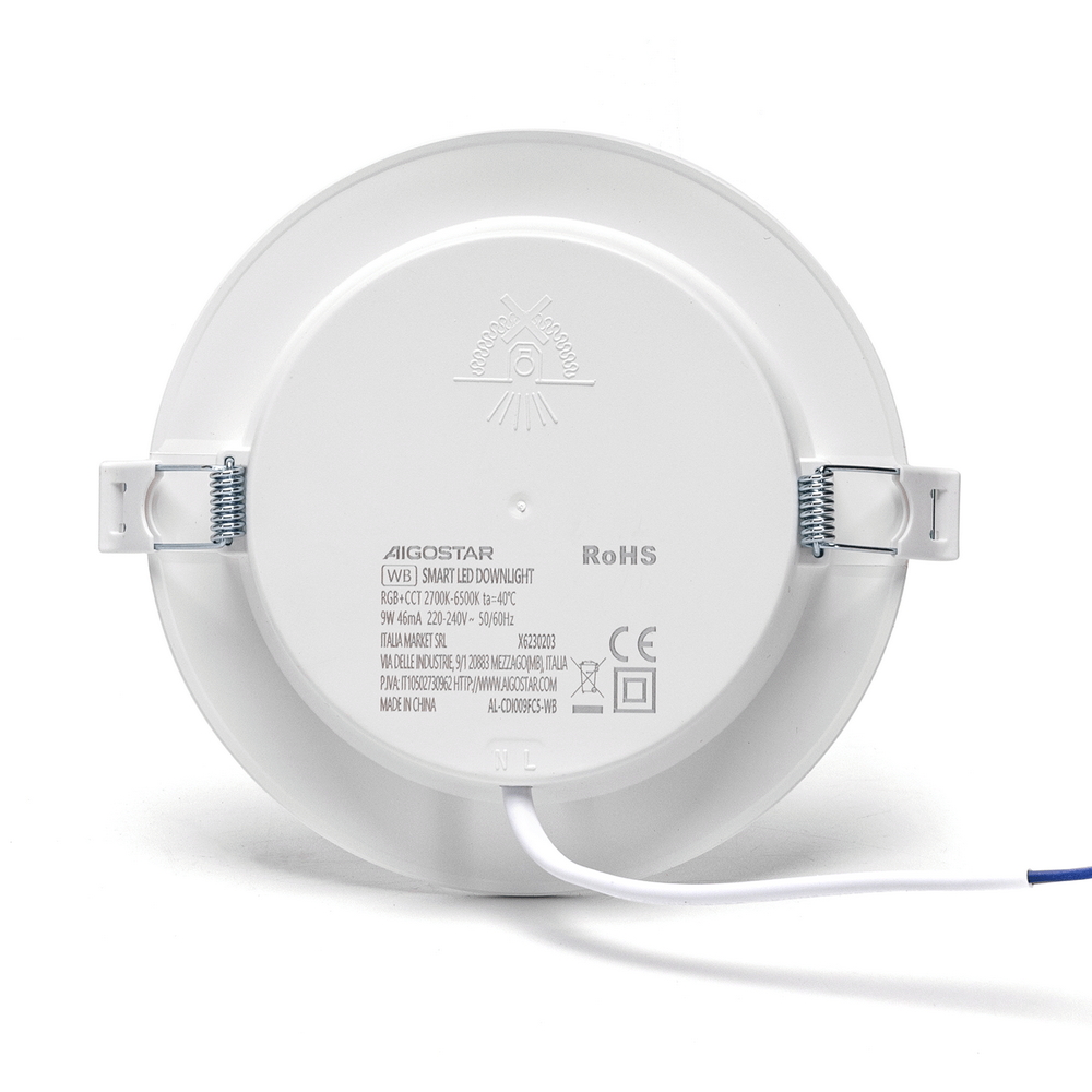 Aigostar Faretti LED da Incasso Intelligenti ultrasottili, 18W. Compatibile  con Alexa e Google. Luce dimmerabile da 3000-6500K. Controllo Vocale,  Controllo Wi-Fi Wireless. : .it: Illuminazione