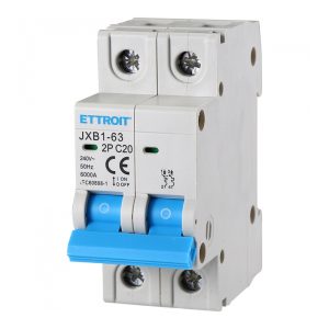 Foto principale Interruttore automatico magnetotermico modulare 2P 20A 6KA 220V Ettroit