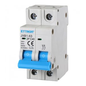 Foto principale Interruttore automatico magnetotermico modulare 2P 40A 6KA 220V Ettroit