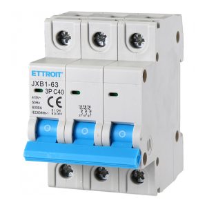 Foto principale Interruttore automatico magnetotermico modulare 3P 40A 6KA 380V Ettroit