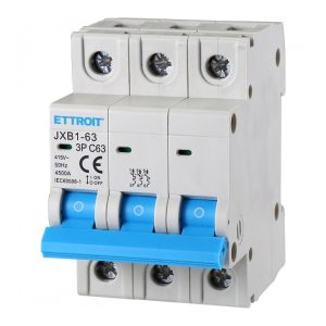 Foto principale Interruttore automatico magnetotermico modulare 3P 63A 6KA 380V Ettroit