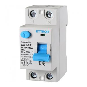 Foto principale Interruttore differenziale puro Salvavita modulare 2P 16A 30mA 6KA 220V Ettroit