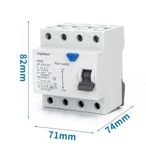 interruttore blocco differenziale quadripolare 230 400 ac idn 30 ma chint 0,03 fino a 40a 51900 198389