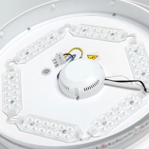 Plafoniera LED Moderno Verb, Bianco 39 Cm, Luce CCT Dimmerabile - Foto 4