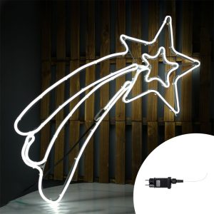 Foto principale Stella cometa luminosa Led 76cm Neon Flex Bianco Freddo Wisdom