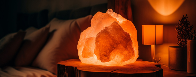 Lampada USB a sfera di sale di cristallo dell'Himalaya HIMALAYA