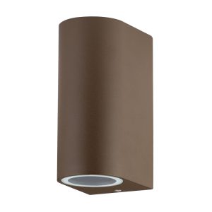 Foto principale Applique da parete Tiziano Corten IP44 2 x GU10 Novaline