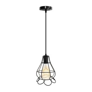 Foto principale Lampadario da soffitto Industrial Style Nero 1 x E27 Novaline