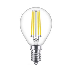 Foto principale Lampadina Led a Filamento E14 G45 a sfera 6W Classe C alta efficienza Bianco neutro 4000K Novaline