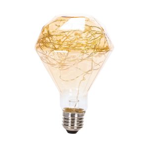 Foto principale Lampadina Led Diamante Filo di rame E27 D95 1,2W decorativa Bianco caldo 2500K Aigostar