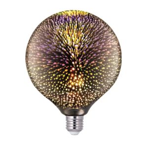 Foto principale Lampadina Led Fuochi d’artificio 3D E27 G125 4W decorativa RGB Aigostar