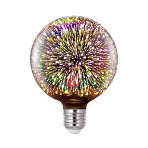 Foto principale Lampadina Led Fuochi d’artificio 3D E27 G80 2W decorativa RGB Aigostar