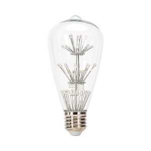 Foto principale Lampadina Led Fuochi d’artificio E27 ST64 1,8W decorativa Bianco caldo 1800K Aigostar