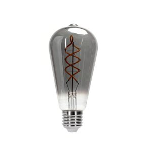 Foto principale Lampadina Led Titanio Fumé a Filamento E27 ST64 4W decorativa Bianco caldo 1800K Aigostar