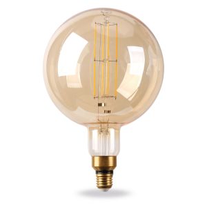 Foto principale Lampadina Led Vintage a Filamento E27 G200 8W decorativa Bianco caldo 2200K Novaline