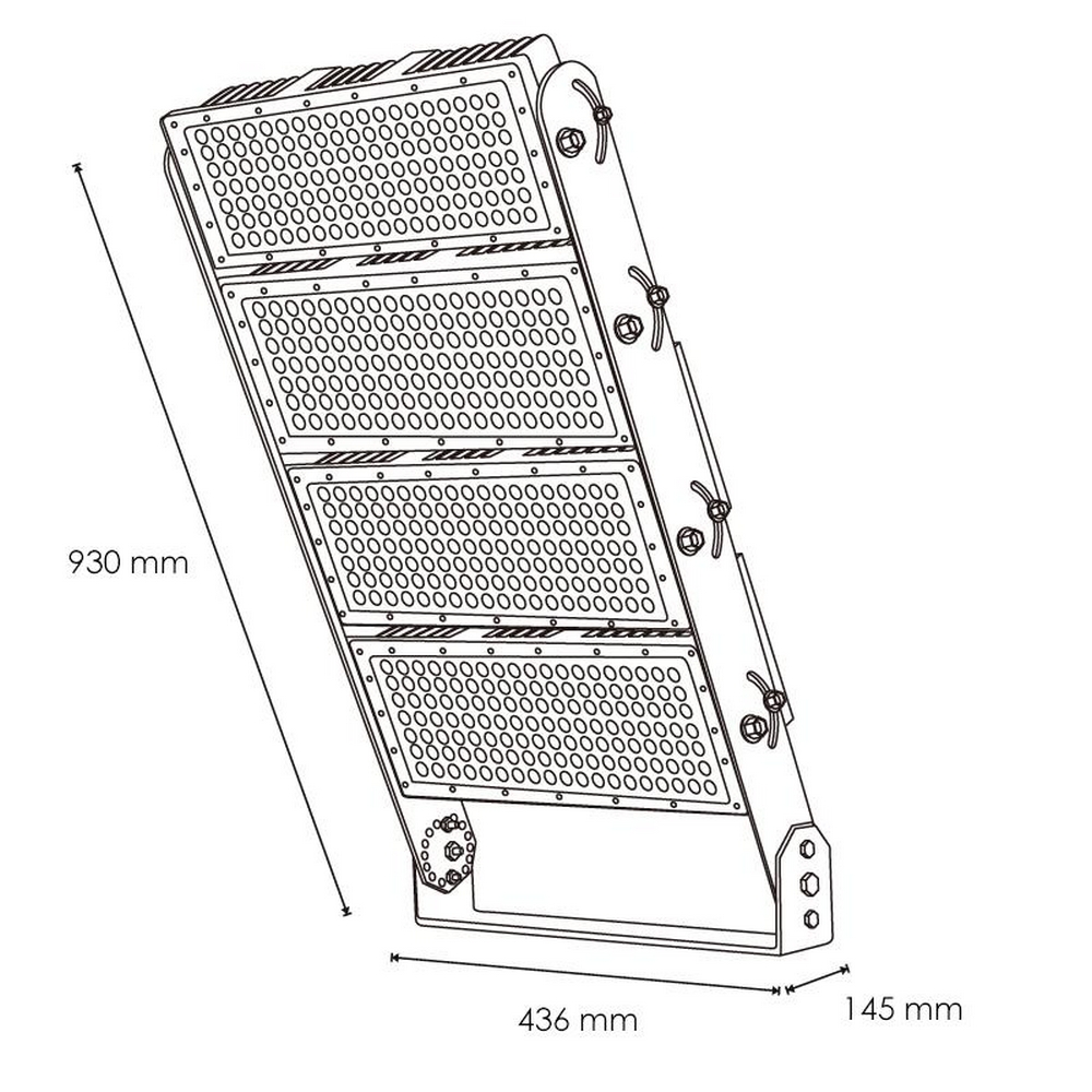 Faro LED Esterno Loyal 200W 20000LM Bianco Freddo 6000K IP65
