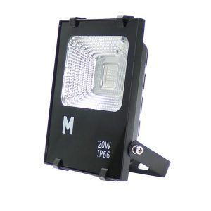 Foto principale Faro proiettore Led 20W Nero da esterno IP66 RGB con telecomando M LEDME