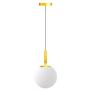 Foto principale Lampadario da soffitto Luna Oro 1 x E27 M LEDME