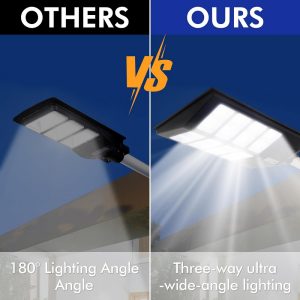 LAMPIONE FARO LED STRADALE 200W CON PANNELLO SOLARE STAFFA - Foto 8