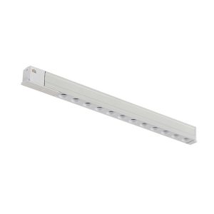 Foto principale Barra Faretto Led lineare da binario magnetico 16mm Hallway 12W bianco 28cm Bianco caldo 3000K M LEDME