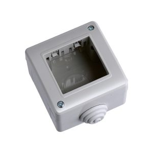 Foto principale Cassetta esterna 2 moduli custodia IP40 per pulsanti compatibile anche con Matix