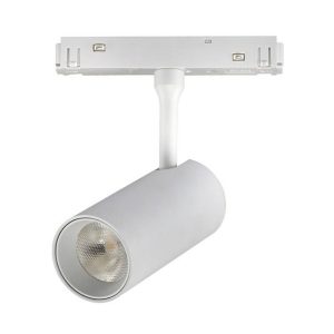 Foto principale Faretto Led da binario magnetico 16mm 10W bianco orientabile Bianco caldo 3000K M LEDME