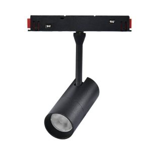 Foto principale Faretto Led da binario magnetico 16mm 7W nero orientabile Bianco caldo 3000K M LEDME