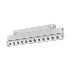 Foto principale Modulo Faretti Led lineare da binario magnetico 16mm 12W bianco orientabile 24cm Bianco caldo 3000K M LEDME