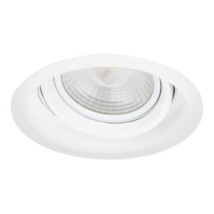 Foto principale Portafaretto orientabile AR111 da incasso 170mm Bianco Rotondo Novaline