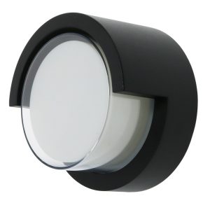 Foto principale Applique Led da parete Dynamic 12W Nero IP65 CCT Temperatura colore regolabile M LEDME