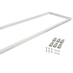 Cornice Per Pannelli LED 120x30cm | Alluminio IP20 | Installazione Facile | Bianco - Foto 13