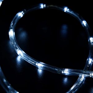 Tubo Led Natale Esterno Tubo Luminoso LED - 10 Metri, Flessibile, Per Decorazioni Interne Ed Esterne (IP65, Bianco Freddo) Strisce Led Da Esterno - 7