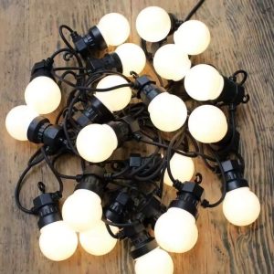 ENLACE Catena Luminosa A Sfere Di Cristallo Con 20 LED Multicolori, 3 Metri, Alimentazione A Batteria - 3