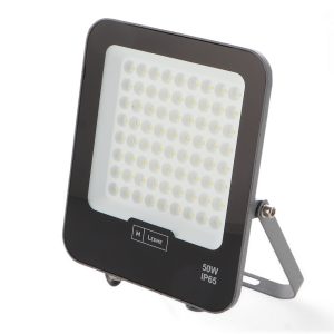 Foto principale Faro proiettore Led Napoli Plus 50W Nero da esterno IP65 Bianco freddo 6000K M LEDME