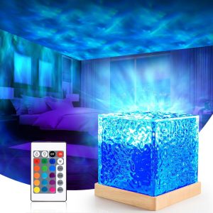 Foto principale Lampada da tavolo Led touch Cube USB 3W RGB + Bianco freddo con telecomando M LEDME