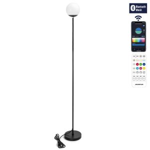Foto principale Lampada da terra a piantana Smart 8W nera Bluetooth Mesh RGB + CCT con telecomando Aigostar