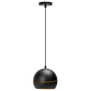 Foto principale Lampadario da soffitto Helm Nero opaco 1 x E27 Aigostar