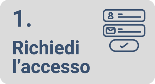Richiedi l'accesso professionisti