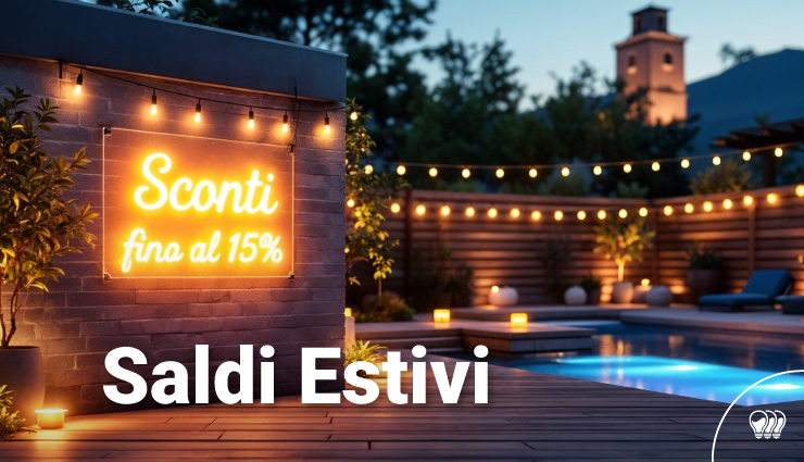 Saldi estivi - Fino al 15%