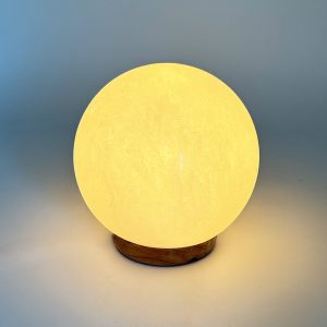 Foto principale Lampada di Sale Himalayano Bianco naturale a forma di Sfera 3-4Kg