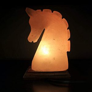 Foto principale Lampada di Sale Himalayano Rosa naturale a forma di Cavallo 3-4Kg