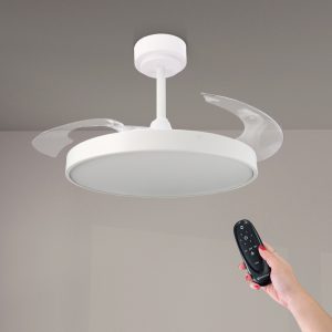 Foto principale Lampadario Ventilatore da soffitto Coal 36W illuminazione Led CCT regolabile con telecomando M LEDME