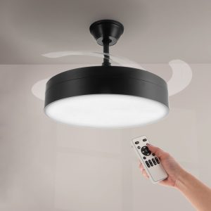Foto principale Lampadario Ventilatore da soffitto Messe 32W illuminazione Led CCT regolabile con telecomando M LEDME